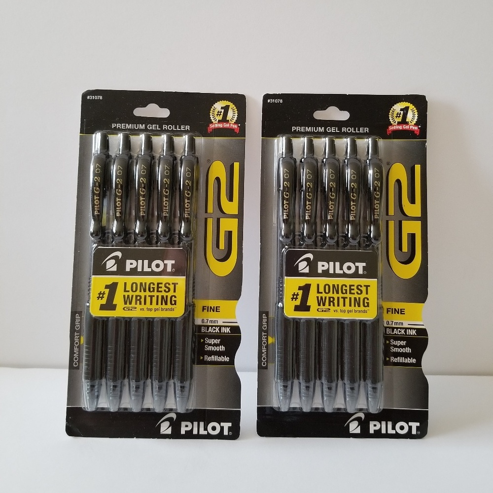 🔥3/$10🔥Pilot G2 Pens, 2 Packs of 5